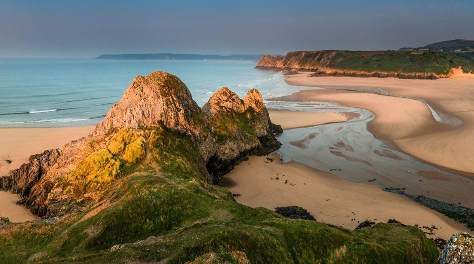 avrupa rüyası swansea Three Cliffs Bay