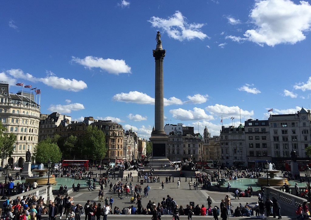 avrupa rüyası londra trafalgar meydanı