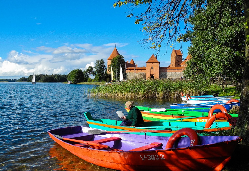 Avrupa Rüyası Litvanya Trakai Gölü