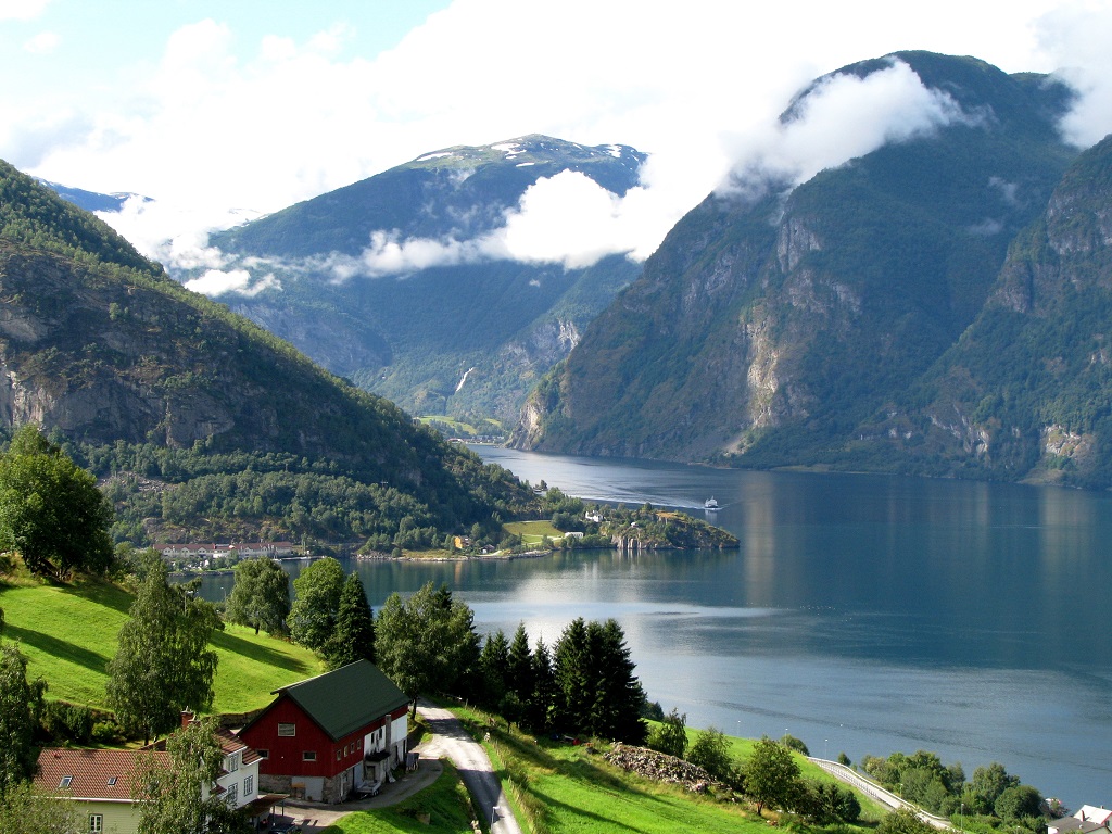avrupa rüyası Aurlandsfjord