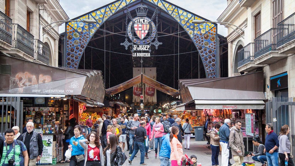 Mercado de La Boqueria, Barselona