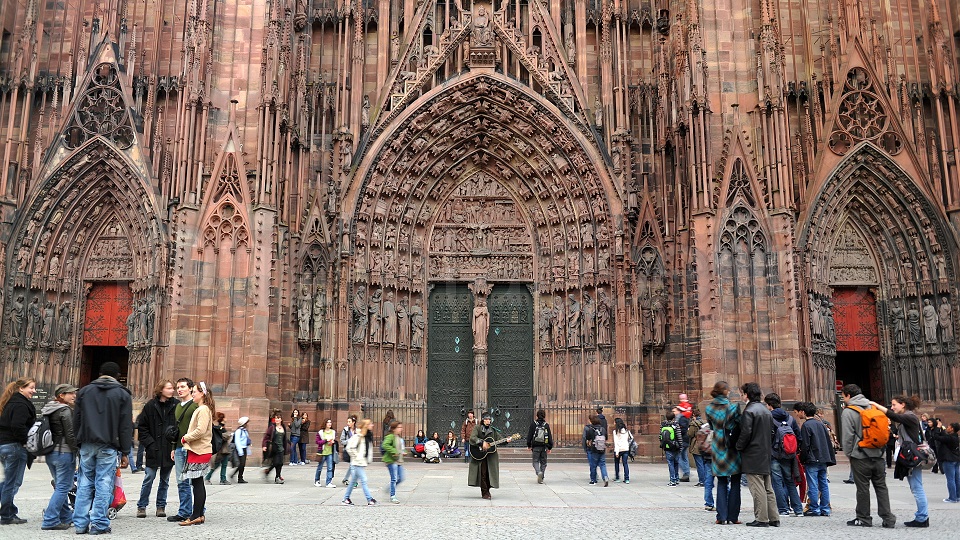 avrupa rüyasÄ± strasbourgh notre dame katedrali