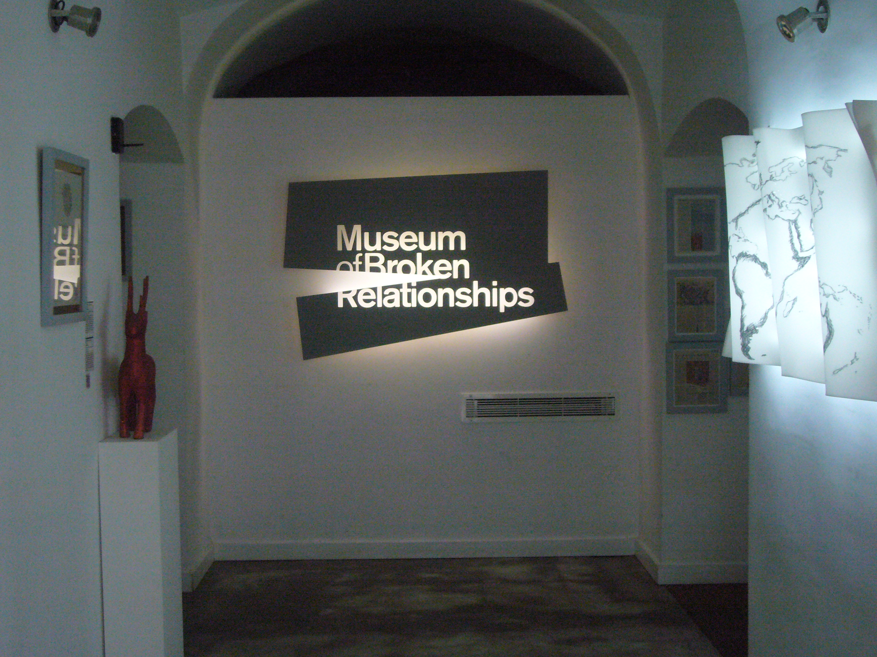 avrupa rüyası The Museum of Broken Relationships, Zagreb 