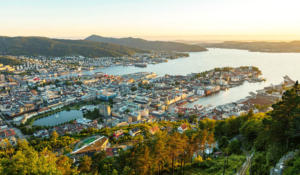 Kuzey Avrupa turu Norveç Bergen