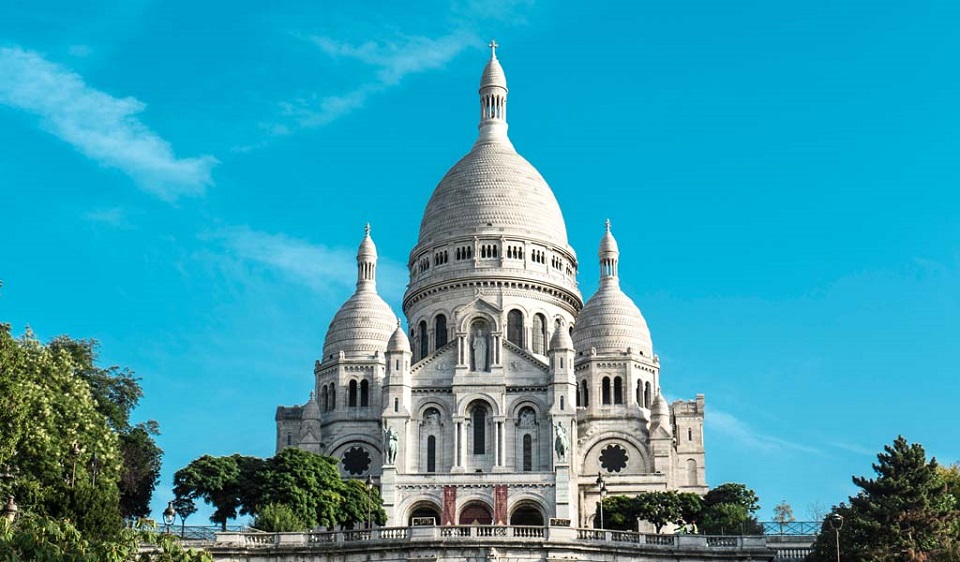 avrupa rüyası fransa paris sacre coure bazilikası montmarte